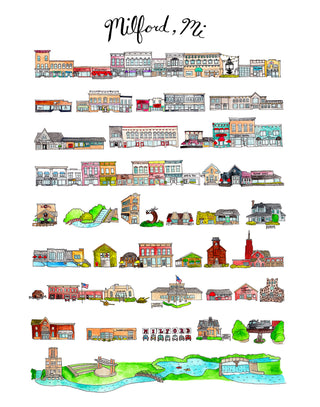 Milford, Michigan Print