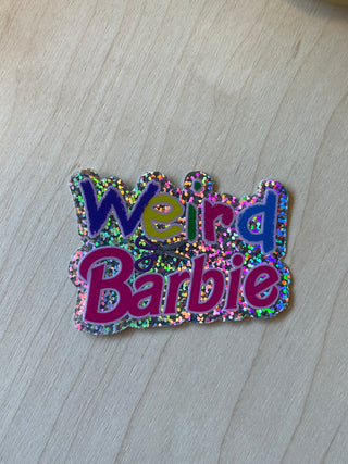 Weird Barbie Vinyl Sticker