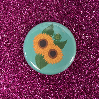 Sunflowers Button