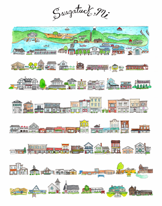Saugatuck, Michigan Print