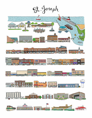 St Joseph, Michigan Card