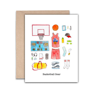 Basketball Gear Card