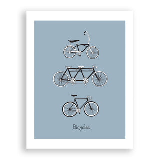 Bicycles Print