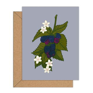 Blackberries Card