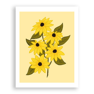 Black eyed susan print