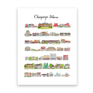 Champaign-Urbana, Illinois Print