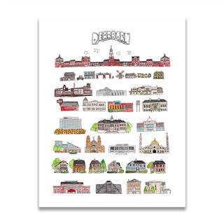 Dearborn, Michigan Print