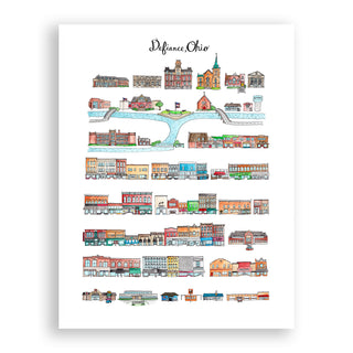 Defiance, Ohio Print