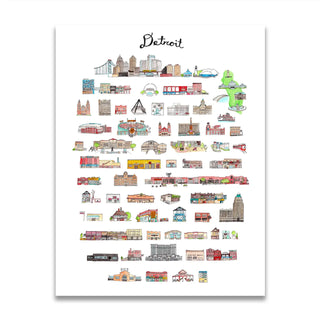 Detroit, MI Print