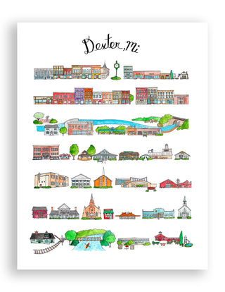 Dexter, Michigan Print