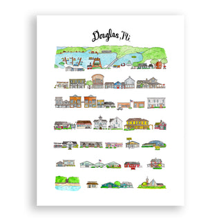 Douglas, Michigan Print