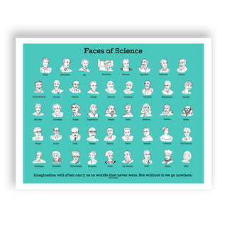 Faces of Science Print