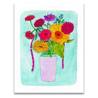 Farm Flowers Print