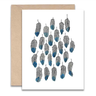 Ink Feathers Card