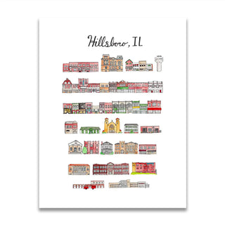 Hillsboro, Ilinois Print