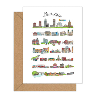 Akron, OH Card