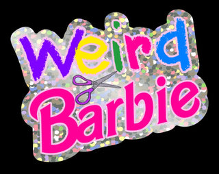 Weird Barbie Vinyl Sticker