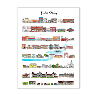 Lake Orion, Michigan Print