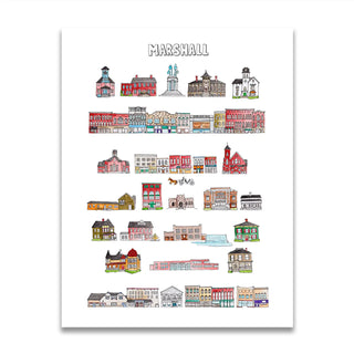 Marshall, Michigan Print
