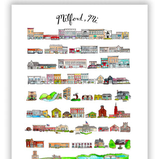 Milford, Michigan Print