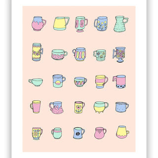 Coffee Mugs Print