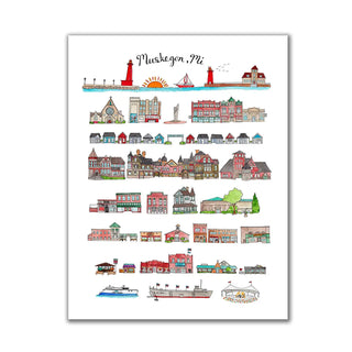 Muskegon, Michigan Print
