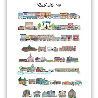Northville, Michigan Print