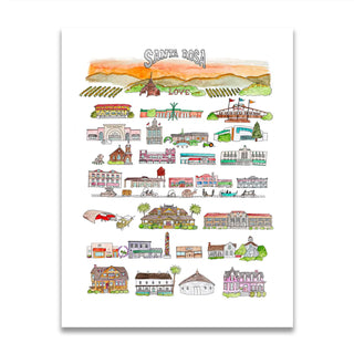 Santa Rosa, California Print