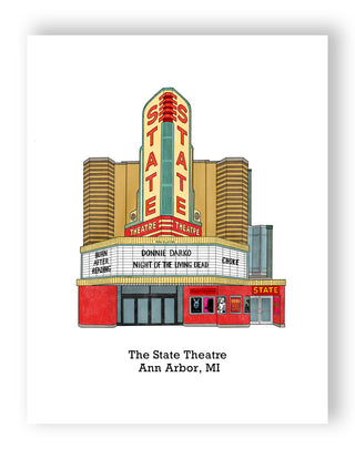 State Theatre Ann Arbor Print