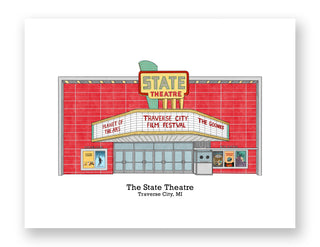 State Theatre Traverse City Print