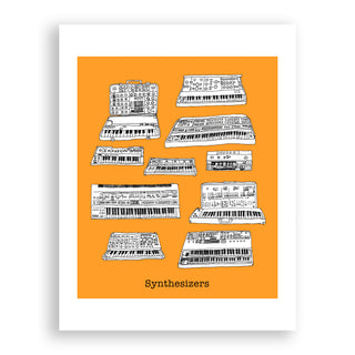 Synthesizers Print