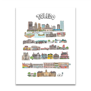 Toledo, OH Print