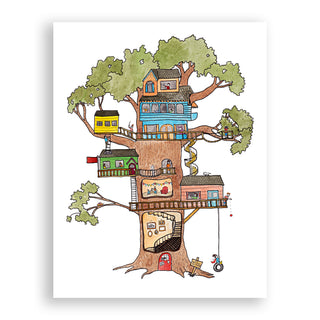 Treehouse Print