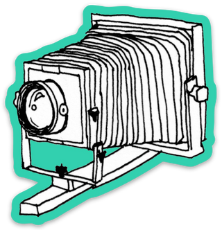 View Camera Vinyl Sticker