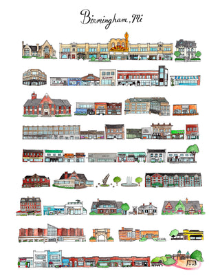 Birmingham Michigan Print