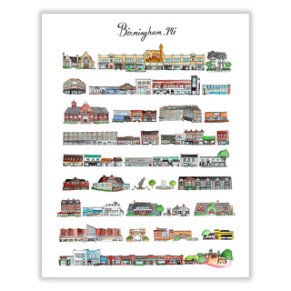 Birmingham Michigan Print