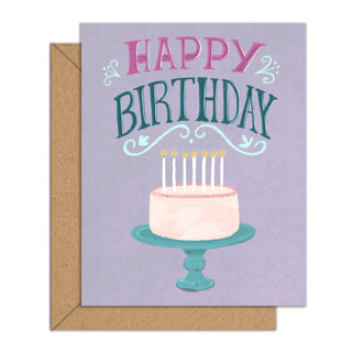Happy Birthday Cake Card