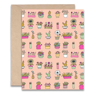 Flower pots Card
