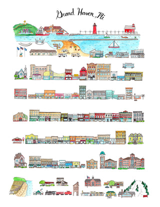 Grand Haven, Michigan Print