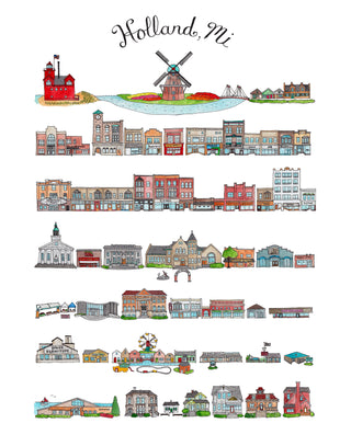 Holland Michigan Print