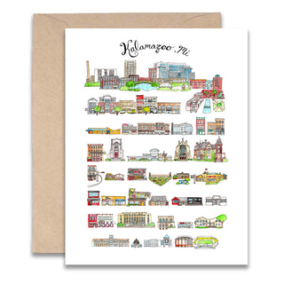 Kalamazoo, Michigan Card