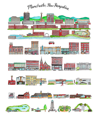 Manchester, New Hampshire Print