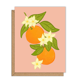 Orange Blossoms Card