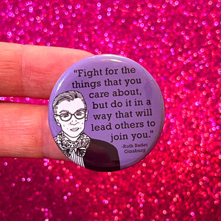 Ruth Bader Ginsburg Button