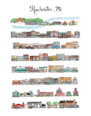 Rochester Michigan Print