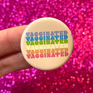 Vaccinated Button