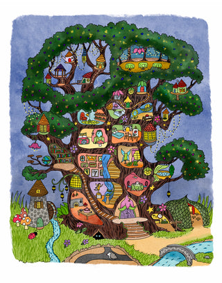 Fairy Tree Print