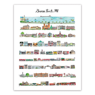 Grosse Pointe Michigan Print
