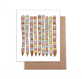 Ice Cream Cones Card