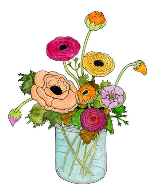 Ranunculus Print